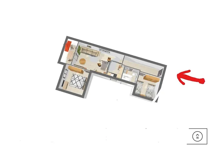 شقة Les Pieds Dans L'eau 